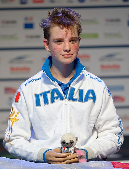 Italian wheelchair fencer Bebe Vio