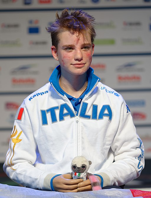 Italian wheelchair fencer Bebe Vio