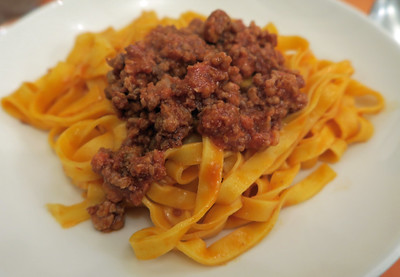 Le tagliatelle al ragù