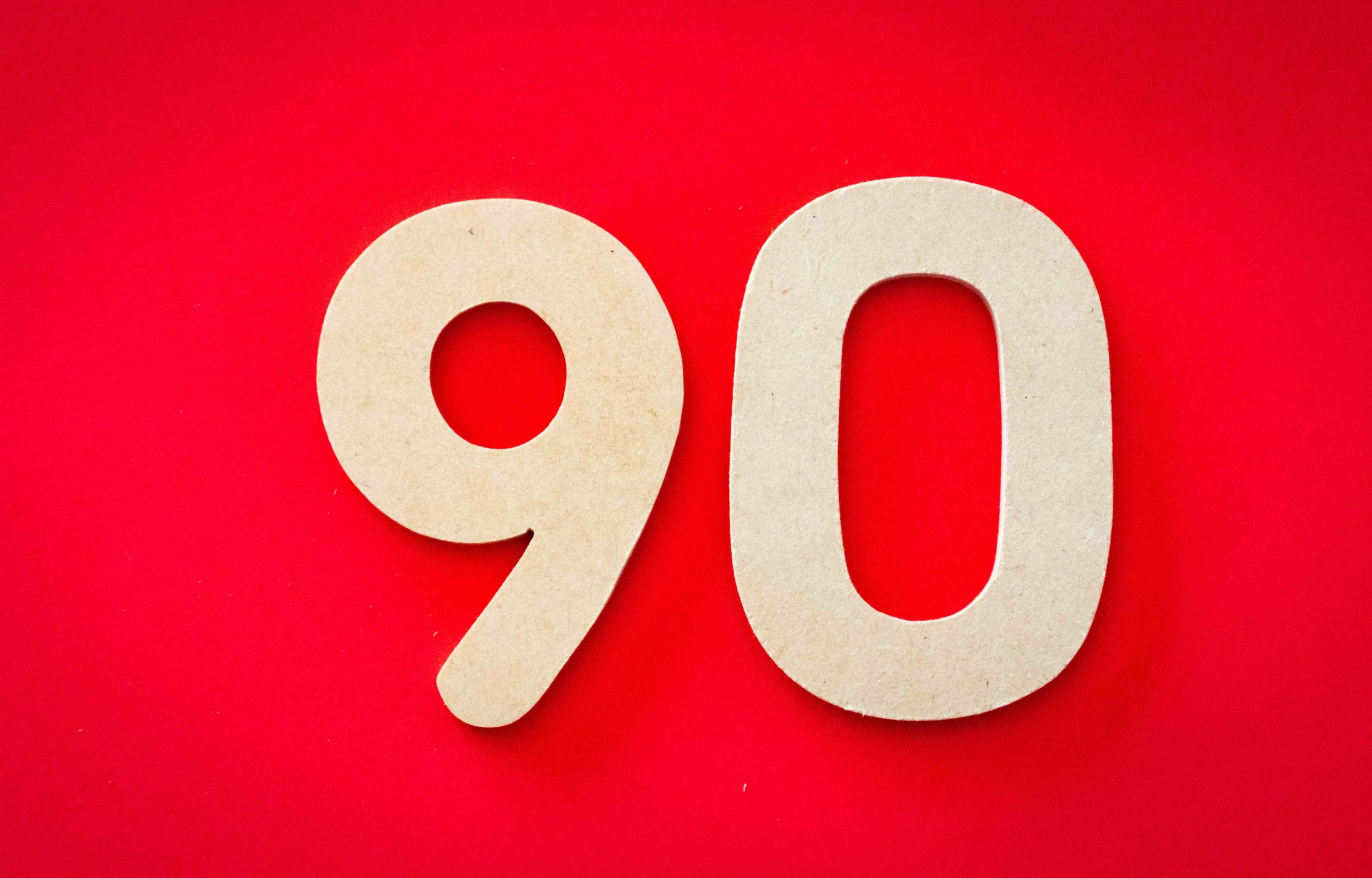 number 90