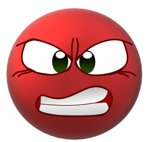 Angry emoji