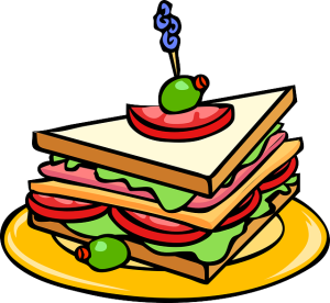 Illustration of a sandwich