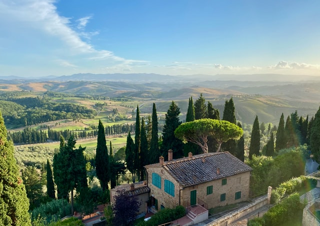 Big house in the countryside