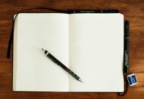 Notebook and pen