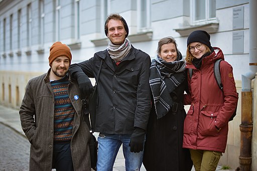 Four students of the Department of Psychology